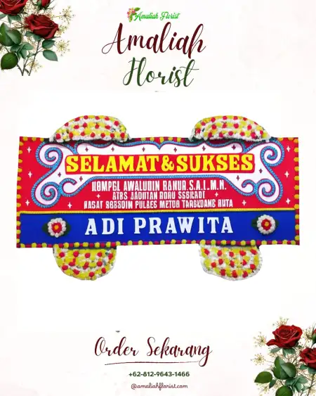 Papan Bunga Ucapan Selamat Pasar Kemis
