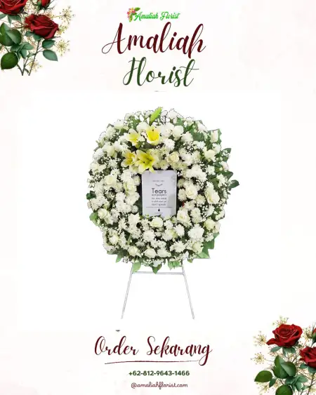 Krans Bunga Duka Pasar Kemis